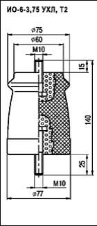 Изоляторы опорные ИО-6-3,75 УХЛ, Т2