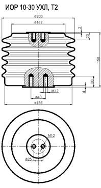 Изоляторы опорные ИОР 10-30 УХЛ, Т2