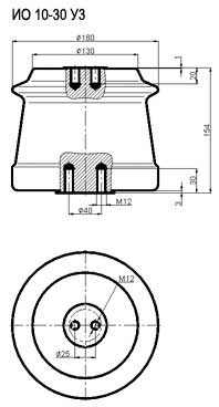 Изоляторы опорные ИО 10-30 УЗ