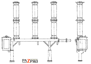 Выключатель элегазовый ВГТ-110